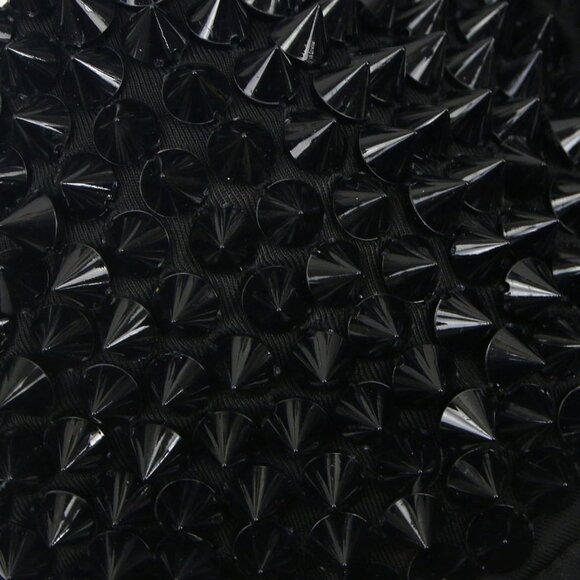 Women's Steampunk B Cup Spike Stud Rivet Party Club Rave Sport Imported Bra Top - Picture 4 of 6